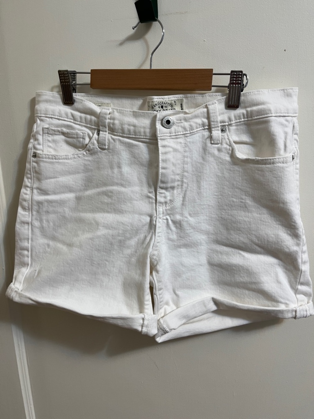 Lucky Brand White Denim Shorts